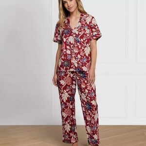 The Met Store Clothing Lyon Floral Cotton Women’s Pajamas, Size S/M